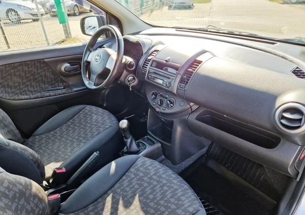 Nissan Note cena 12900 przebieg: 153000, rok produkcji 2006 z Kutno małe 631